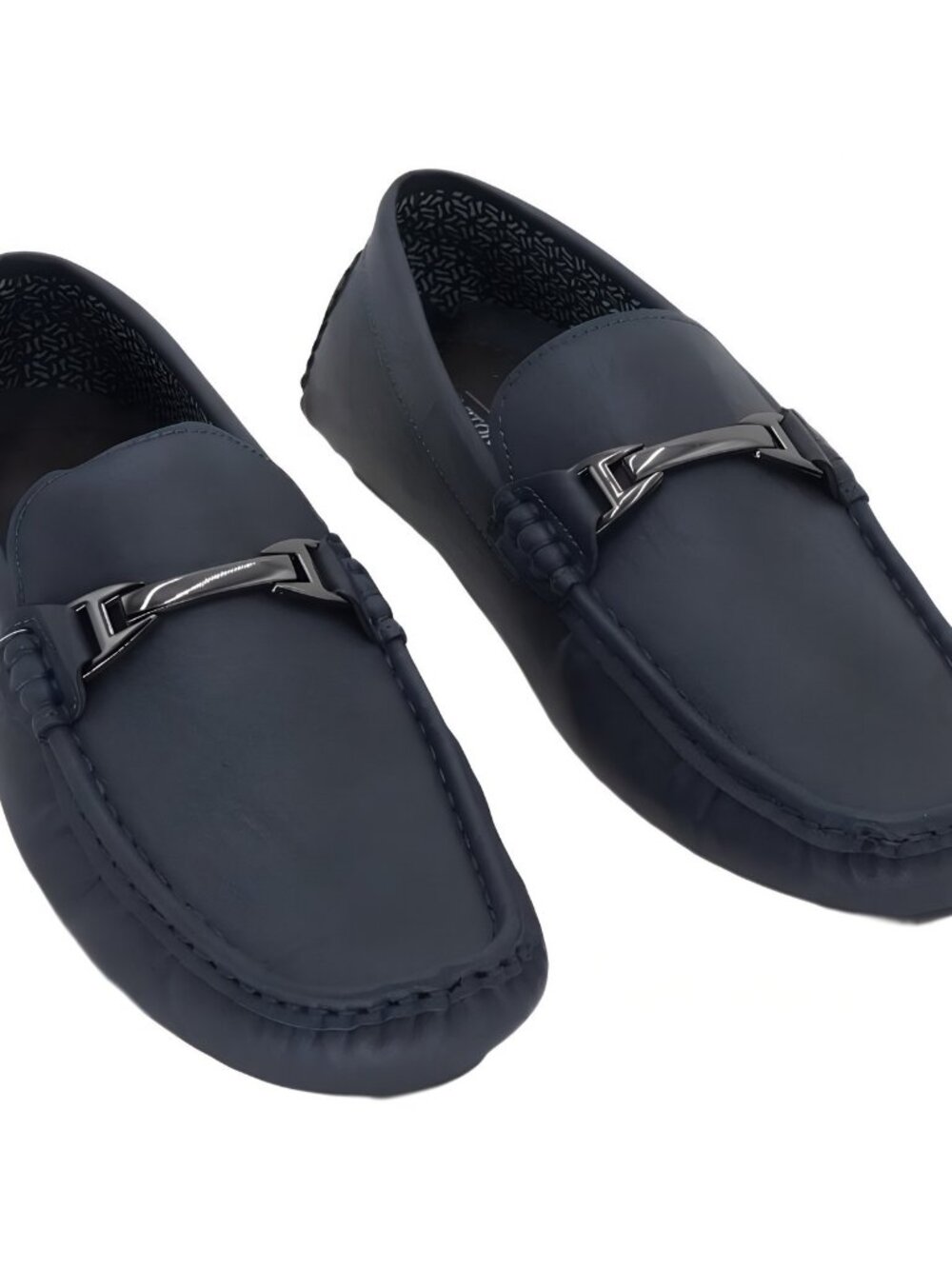Aston Marc Men's Charter Bit Loafers Navy Size 8M